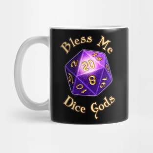 Bless Me Dice Gods Mug